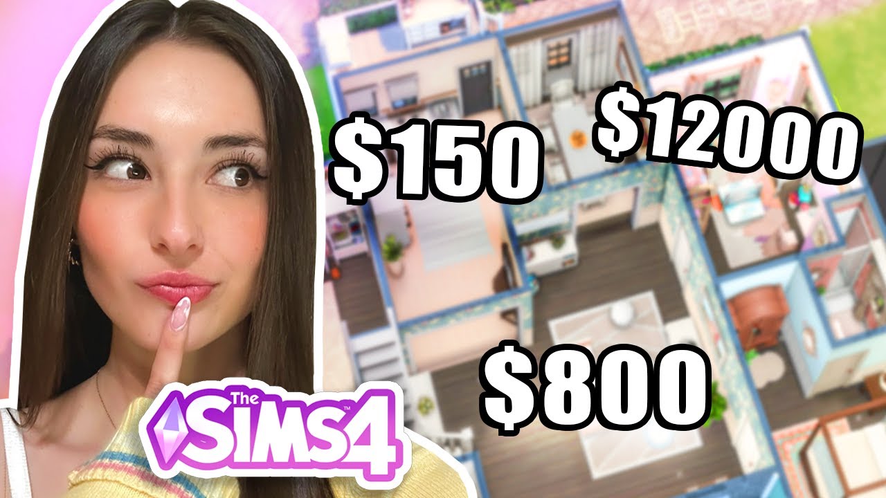 The Sims 4, но КАЖДАЯ КОМНАТА — это РАЗНЫЙ БЮДЖЕТ!