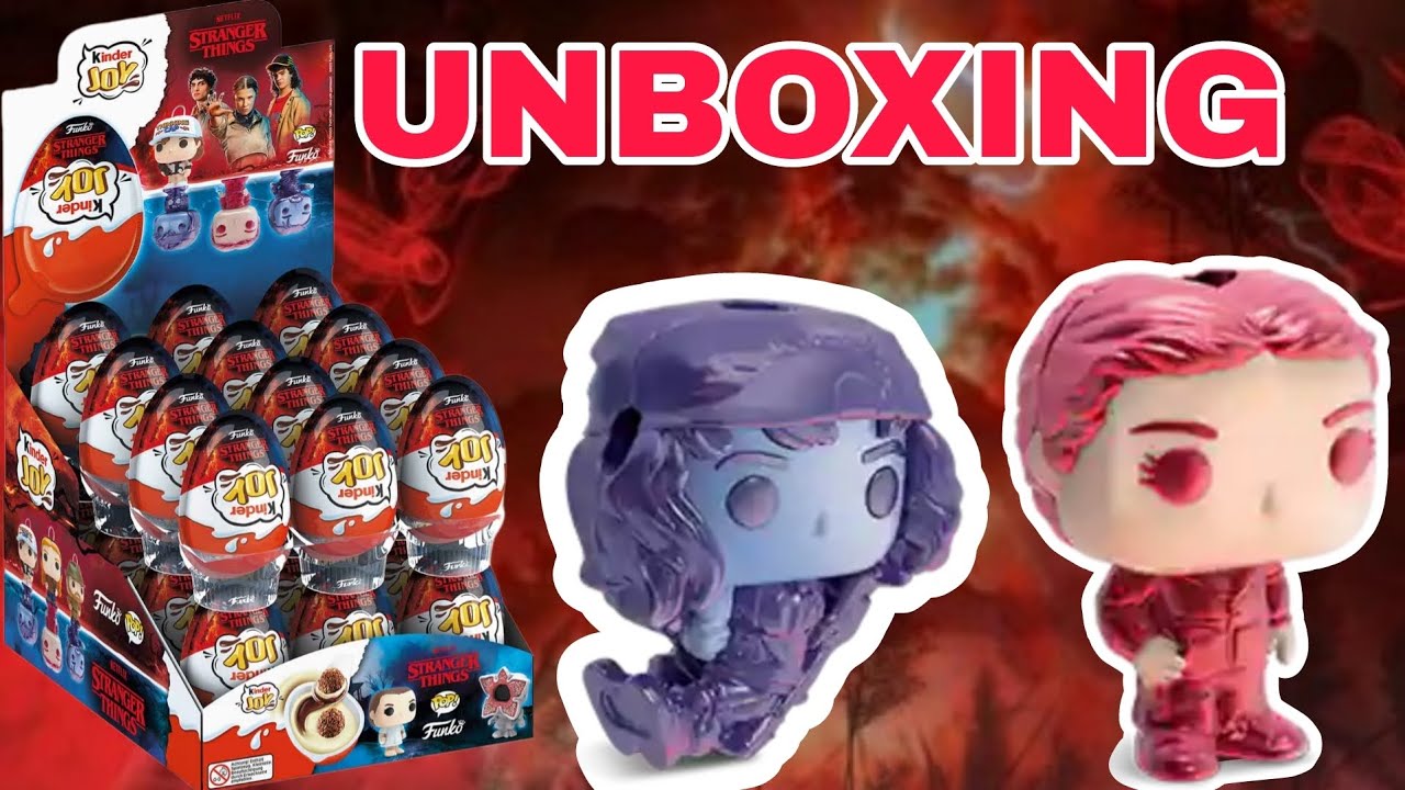 Kinder Joy Funko Pop Stranger Things Big Unboxing