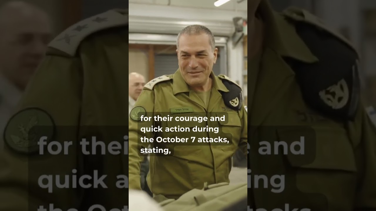 IDF Chief of Staff Eyal Zamir visited the recruitment office for female observers