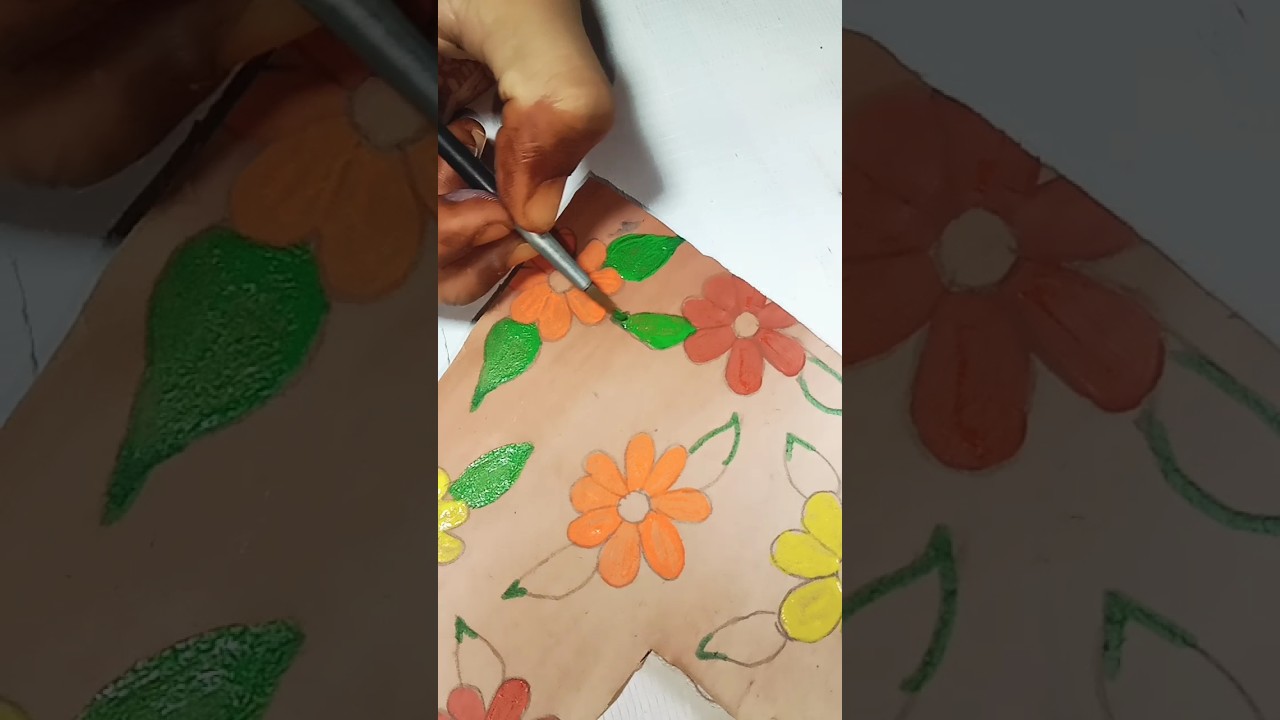 Heart shape❤️ mirror wall craft #shorts #diy #homedecor #wallhanging #youtubeshorts #viral#ytshorts