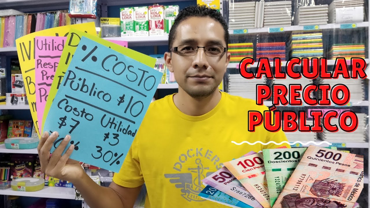 &iquest;C&oacute;mo calculo el precio p&uacute;blico en mi papeler&iacute;a?