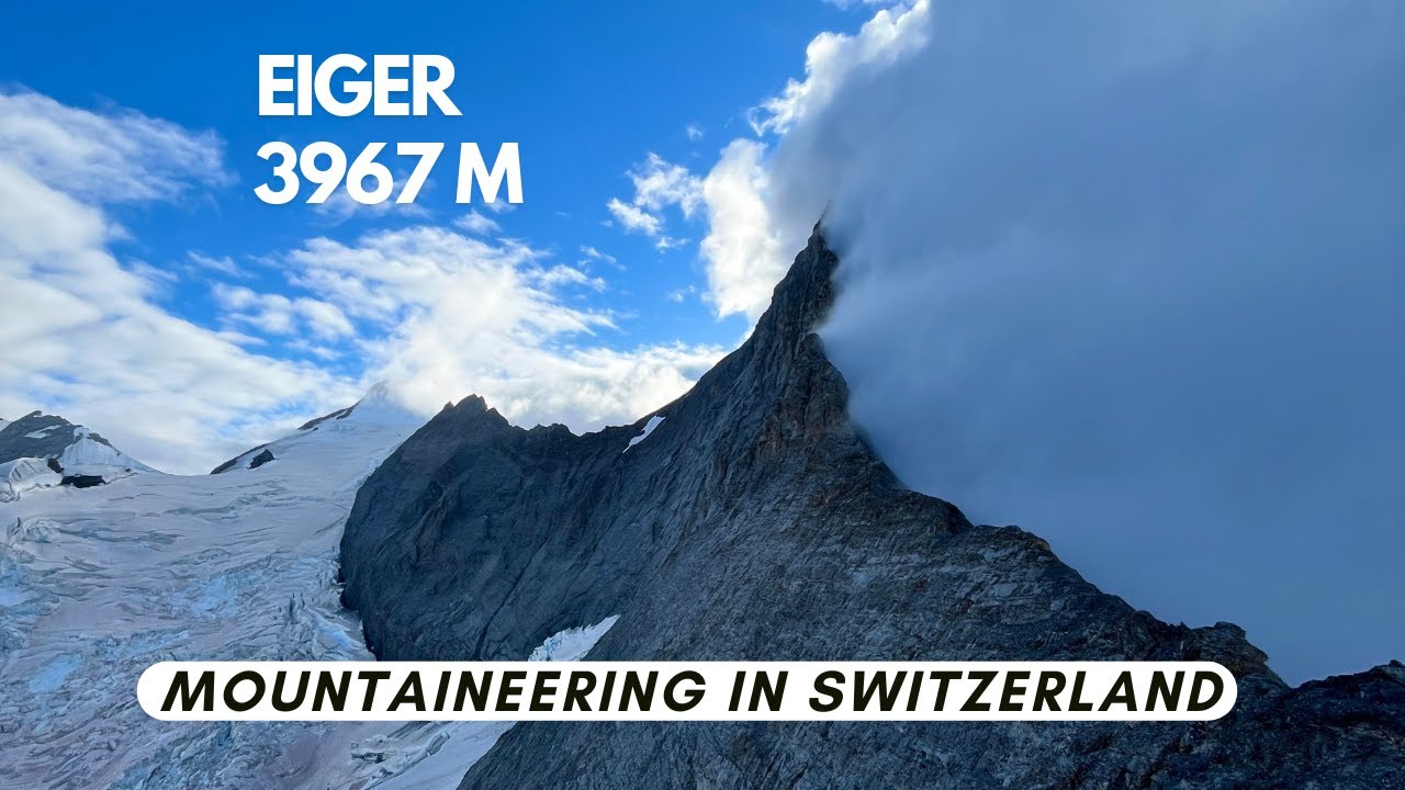 Eiger (3967 m) Mittellegi Ridge in extreme conditions