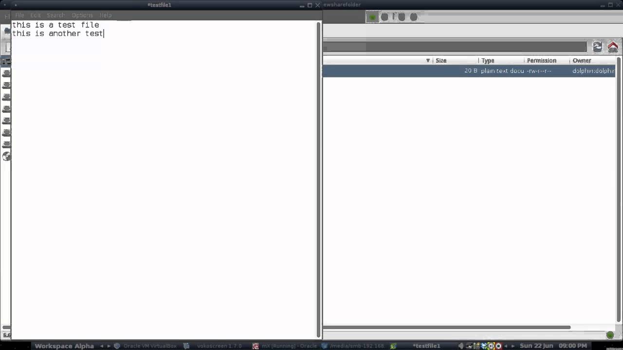 MX-14 - Create a Samba Share with the Samba Server Configuration Tool