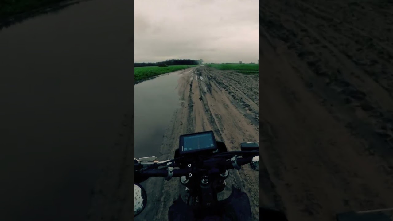 Going back home on Sunday morning with soar body, and moody weather. #adventureontwowheels