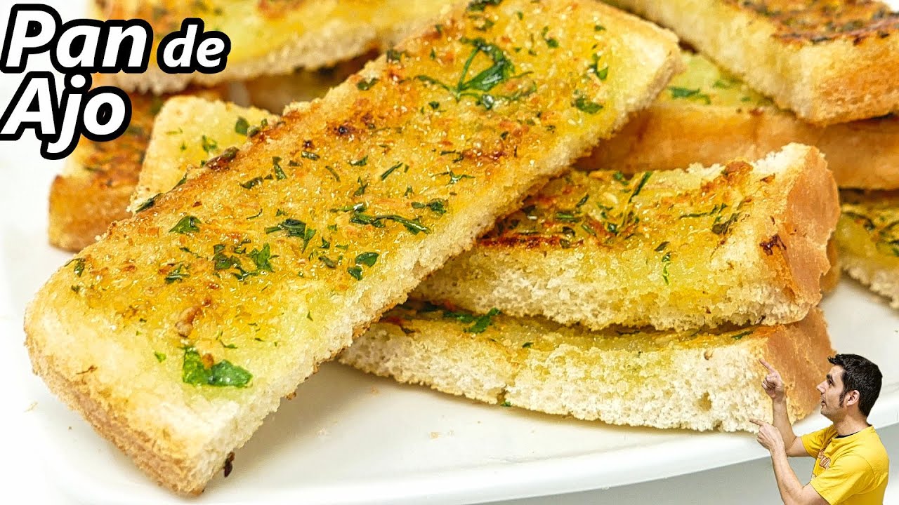 Receta de PAN de AJO FÁCIL y muy RÁPIDO! SIN HORNO y en pocos MINUTOS 😍🍞🧄😋¡INCREIBLE! ¡¡Pruébalo!!