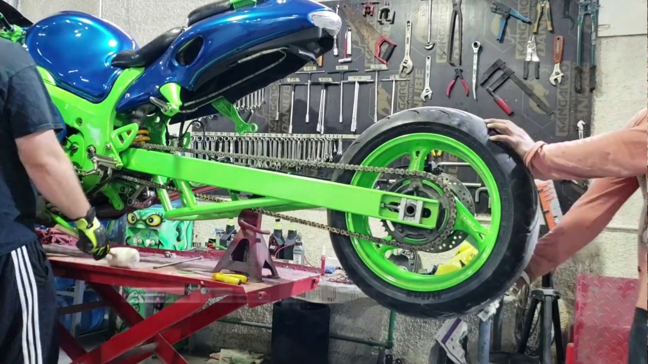 CSB Buildseries: The CSBFever hayabusa long swingarm Dubai (Part 5)