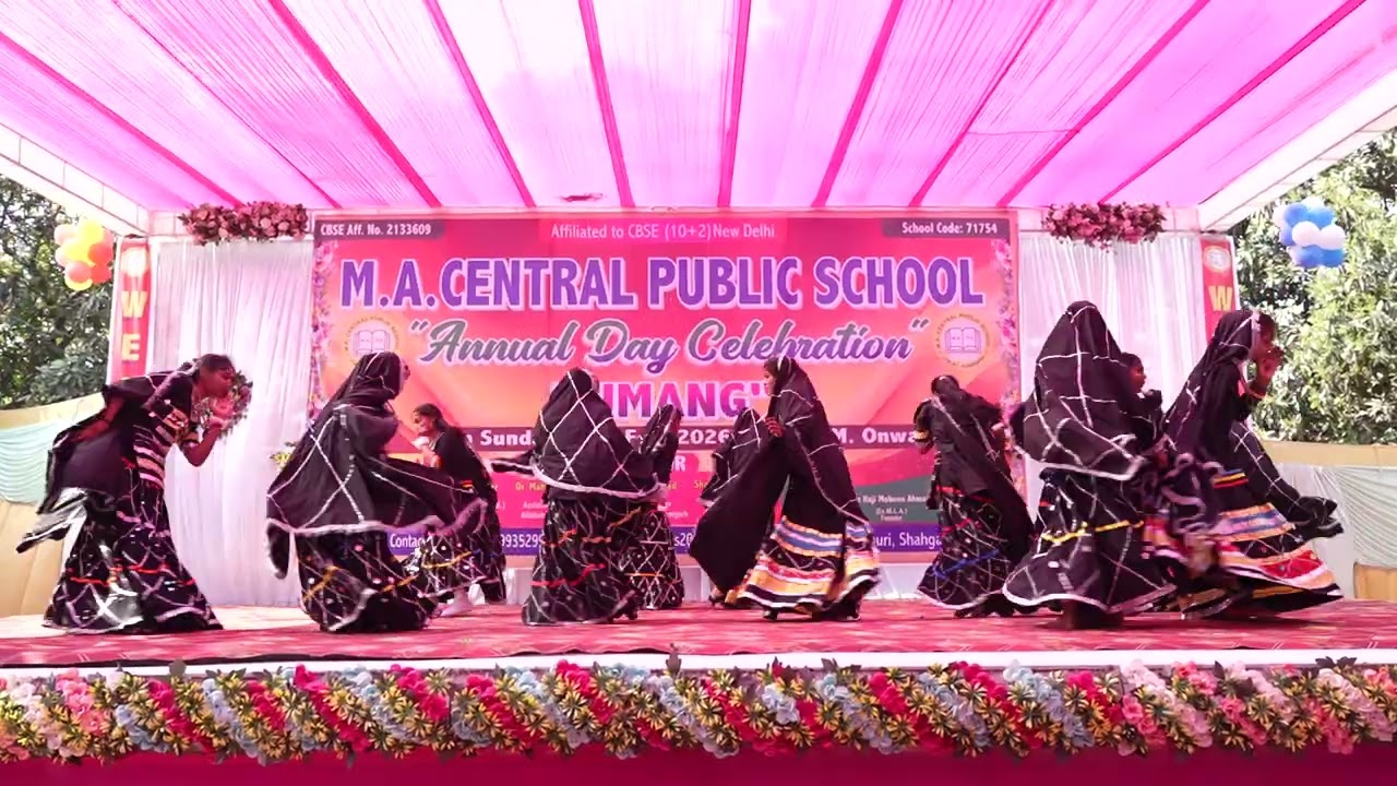 M A CENTRAL PUBLIC SCHOOL ANNUAL FUNCTION GROUP DANCE