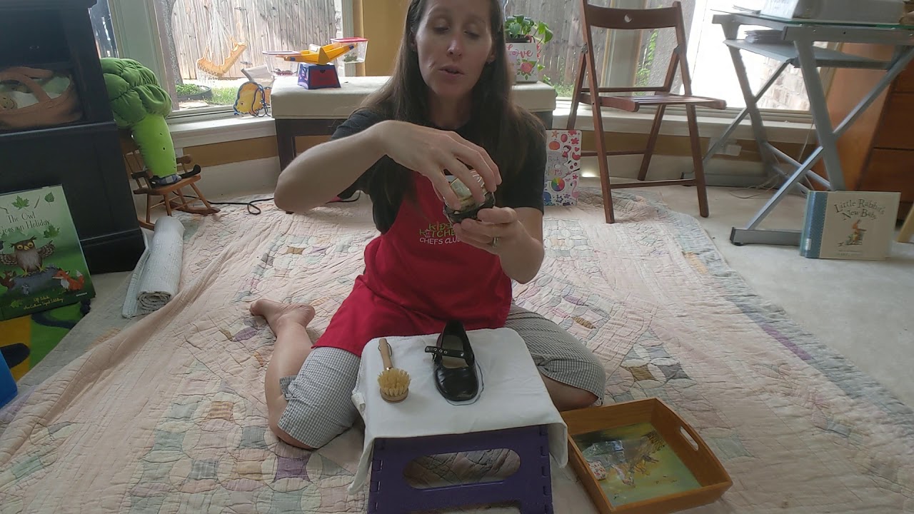 Practical Life- Polishing Shoes