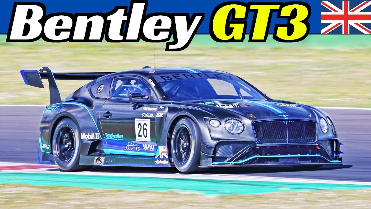 Bentley Continental GT3 - 550Hp V8 Twin-Turbo Engine - Kateyama Test Days at Misano & Monza Circuits