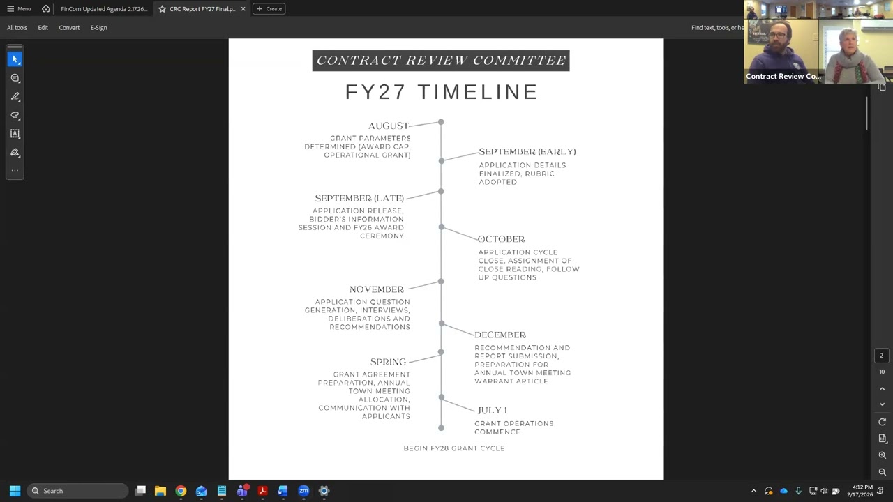 Finance Committee - 2/17/2026