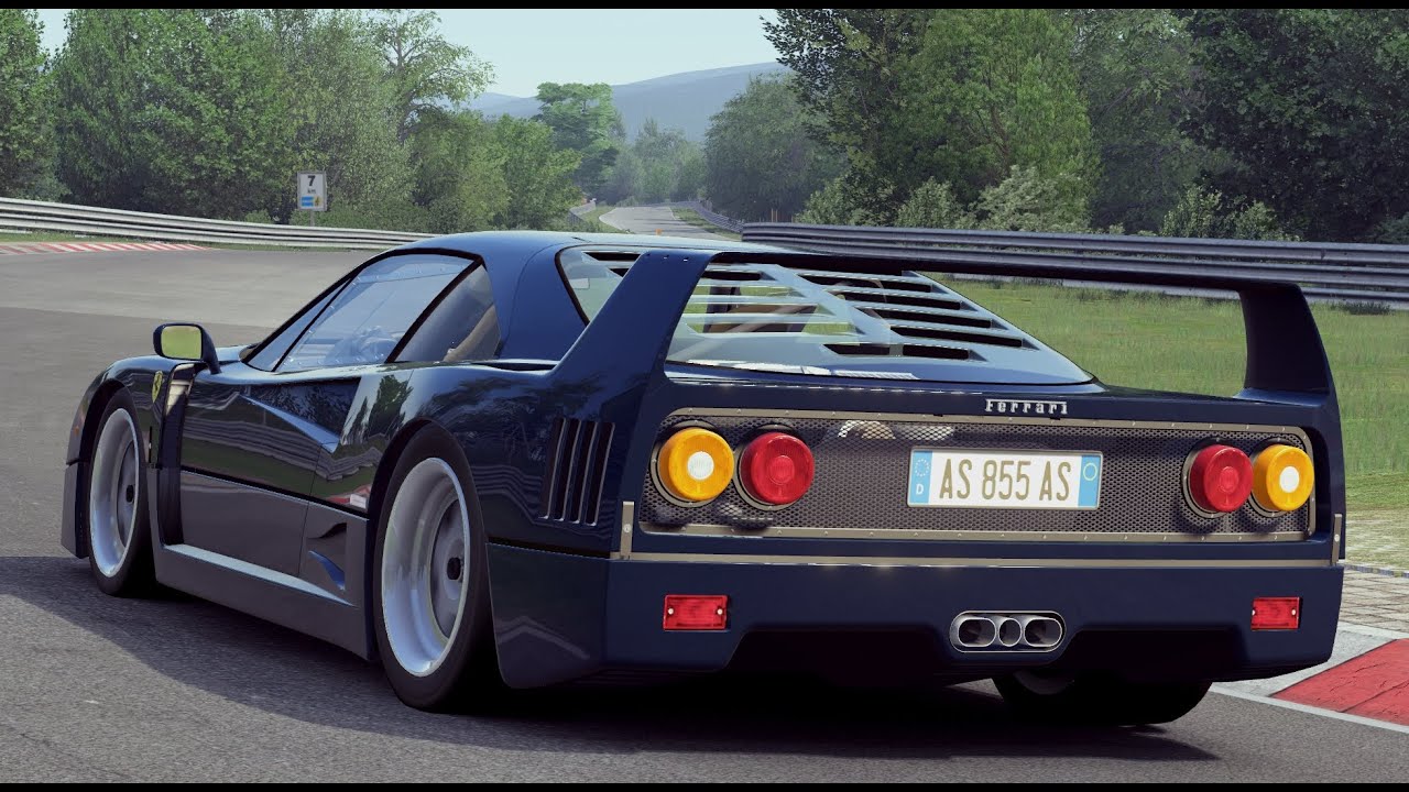 Ferrari F40 - Nordschleife World Record 7:14:682 - Assetto Corsa