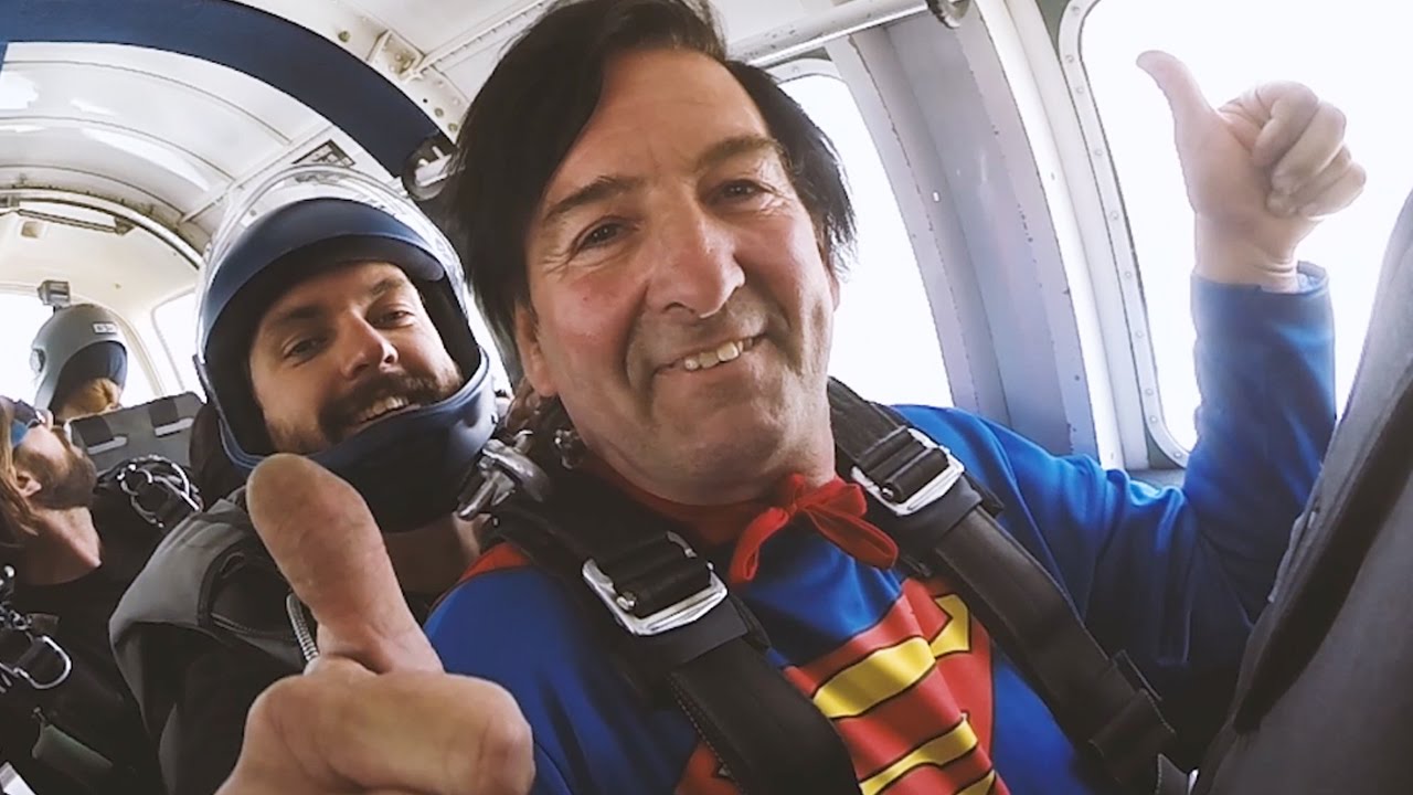 Kids surprise their real life superhero with a bucket list dream come true! - Video