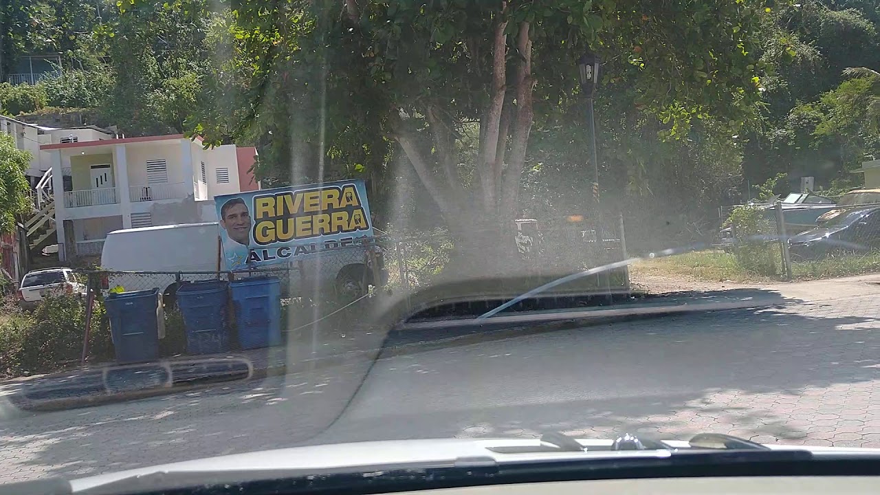 Trayecto desde Aguadilla Mall hasta el pueblo de Aguada.
