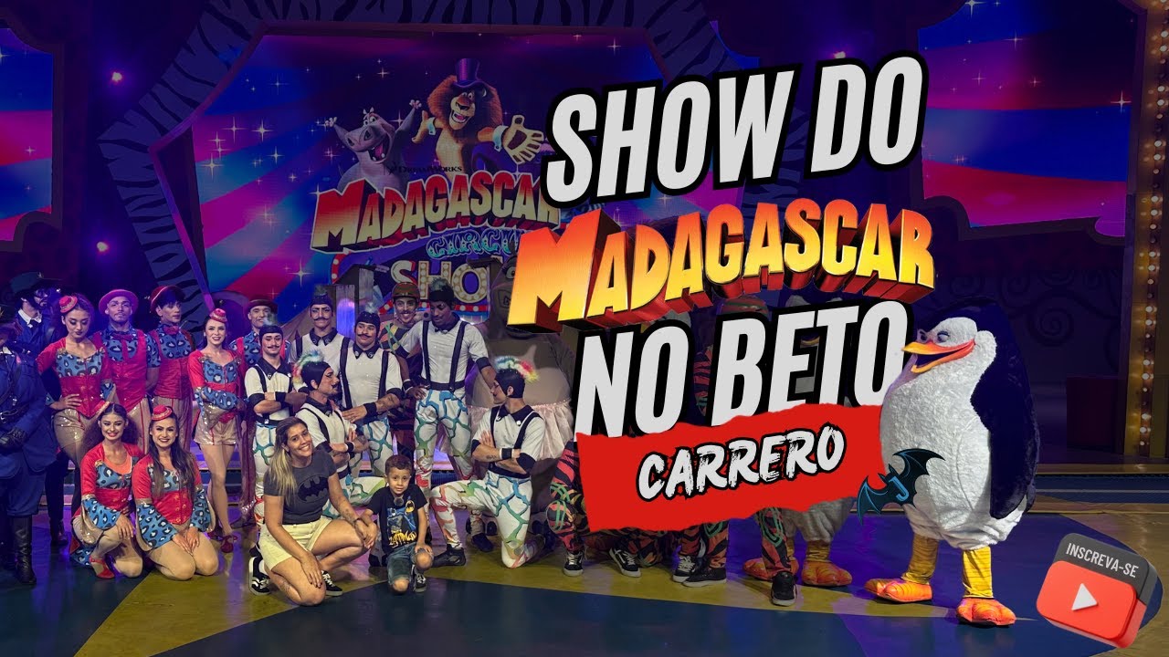SHOW DO MADAGASCAR NO BETO CARRERO