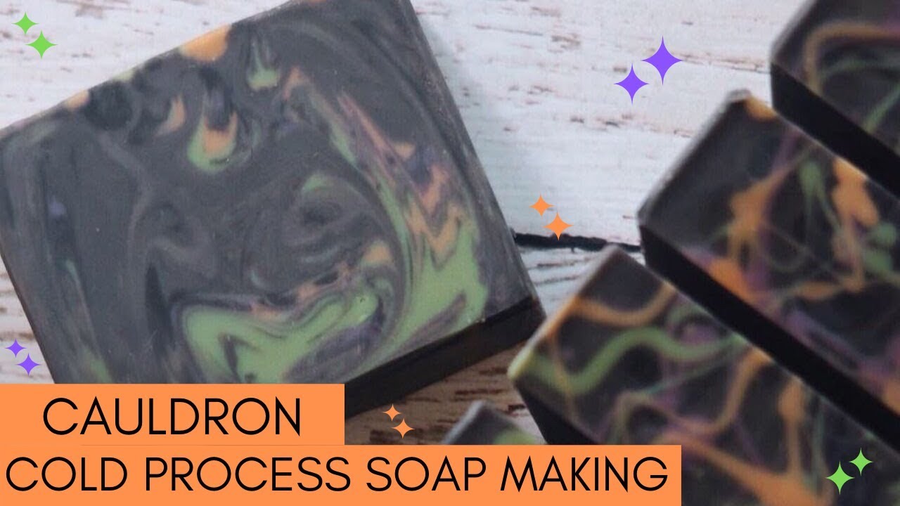 CAULDRON  // Halloween Cold Process Soap Making