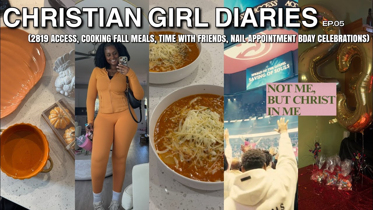 CHRISTIAN GIRL DIARIES| TIME WITH COMMUNITY, GOING TO 2819 ACCESS, COOKING FALL MEALS, BDAYS + MORE