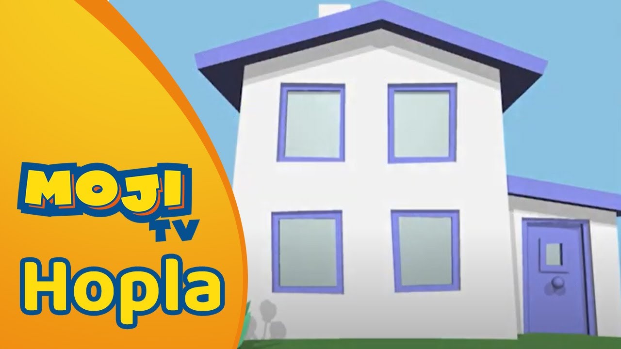 GEKLEURDE LAMPEN IN HUIS 💡 | HOPLA 🐇 | Nederlandse Kinderseries | MojiTV