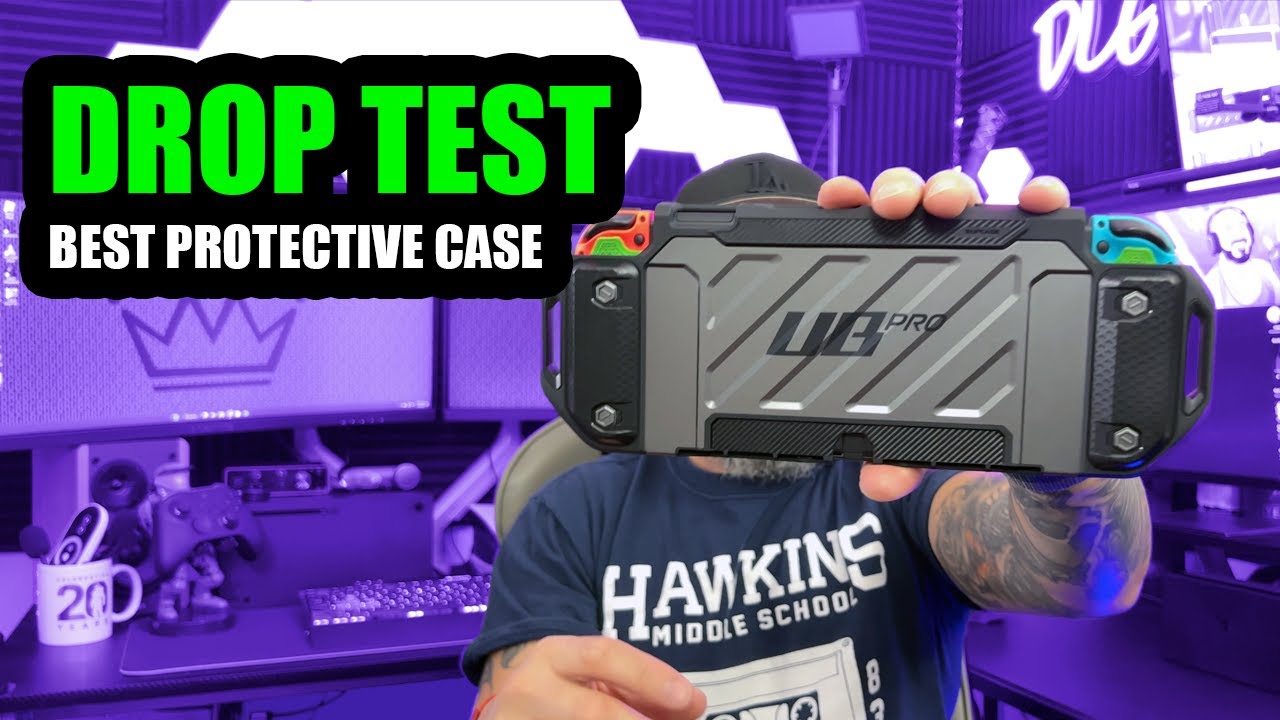How to Protect Your Nintendo Switch OLED with Drop Test | Unicorn Beetle Pro