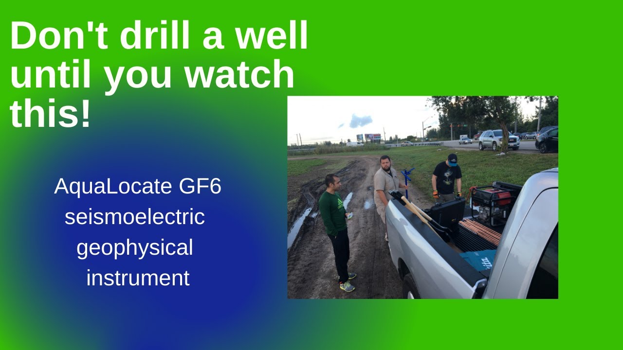 Imaging aquifers to 1,600 ft BEFORE drilling.  Find out the depth, yield & thickness of your well.