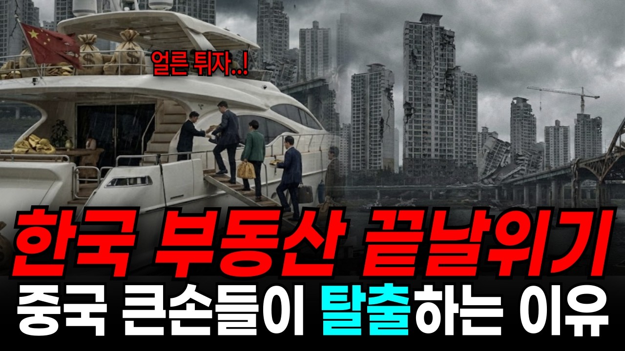 한국 부동산 끝장 위기, 중국 큰손들이 손절하고 탈출하는 진짜 이유