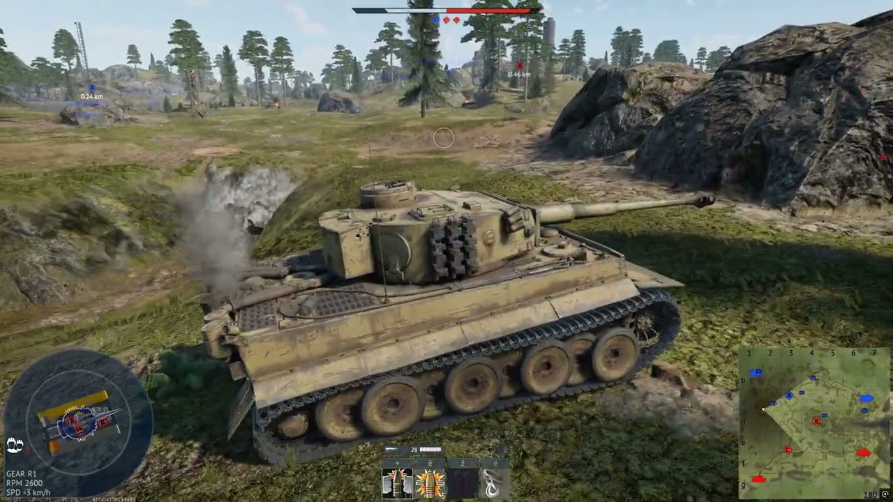 War Thunder Tank Battle (37) No Commentary