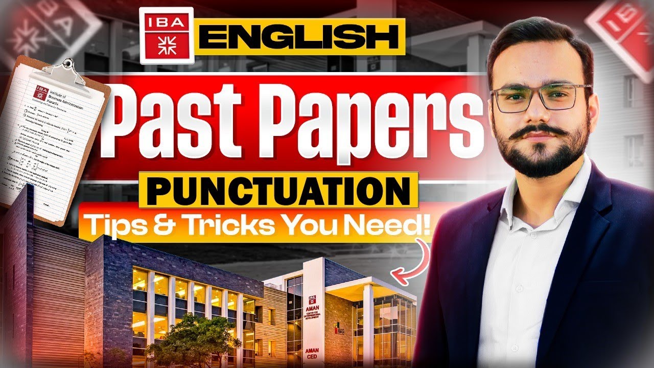 IBA English Punctuation | IBA Entry Test Preparation 2025 | IBA Past Papers | IBA Entry Test