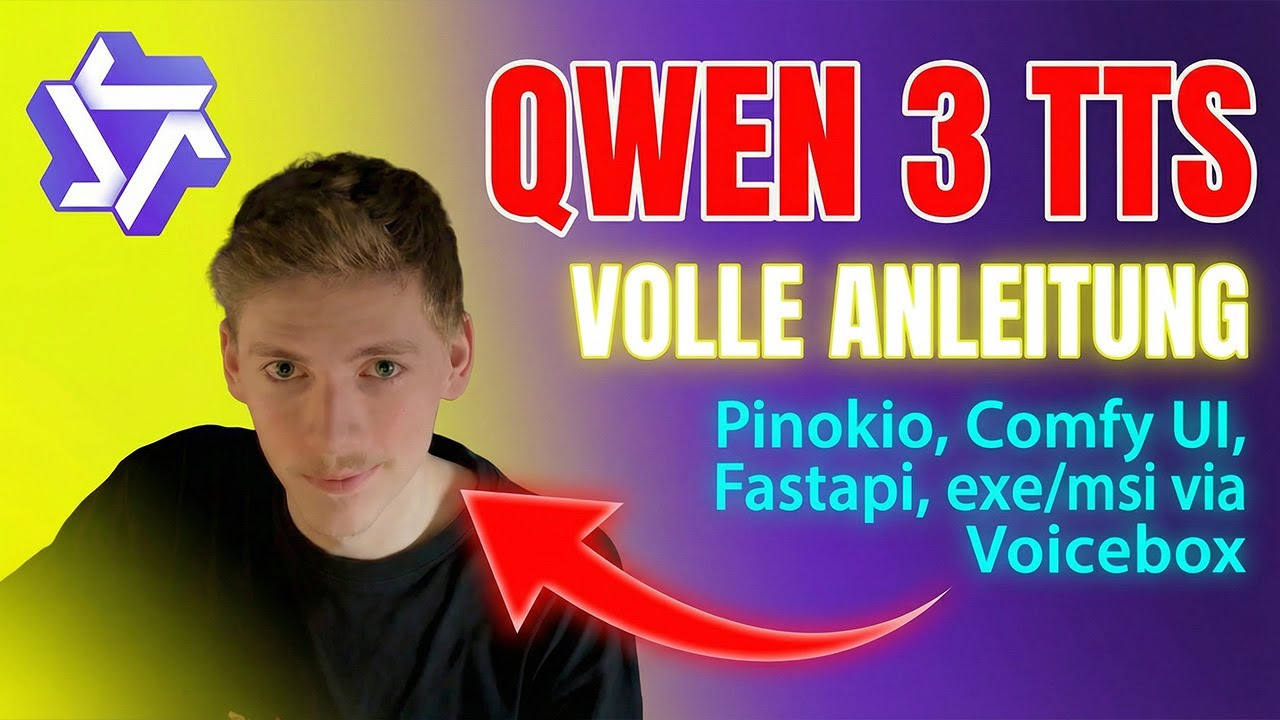 Qwen 3 TTS volle Anleitung für Pinokio, Comfy UI, Fastapi und als exe/msi via Voicebox