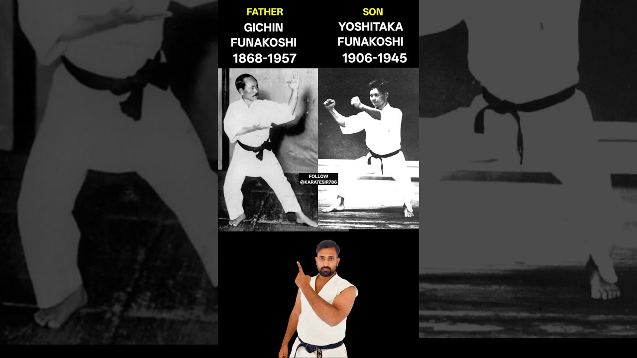 FATHER OF KARATE GICHIN FUNAKOSHI #karatesir786 #gichinfunakoshi #karate