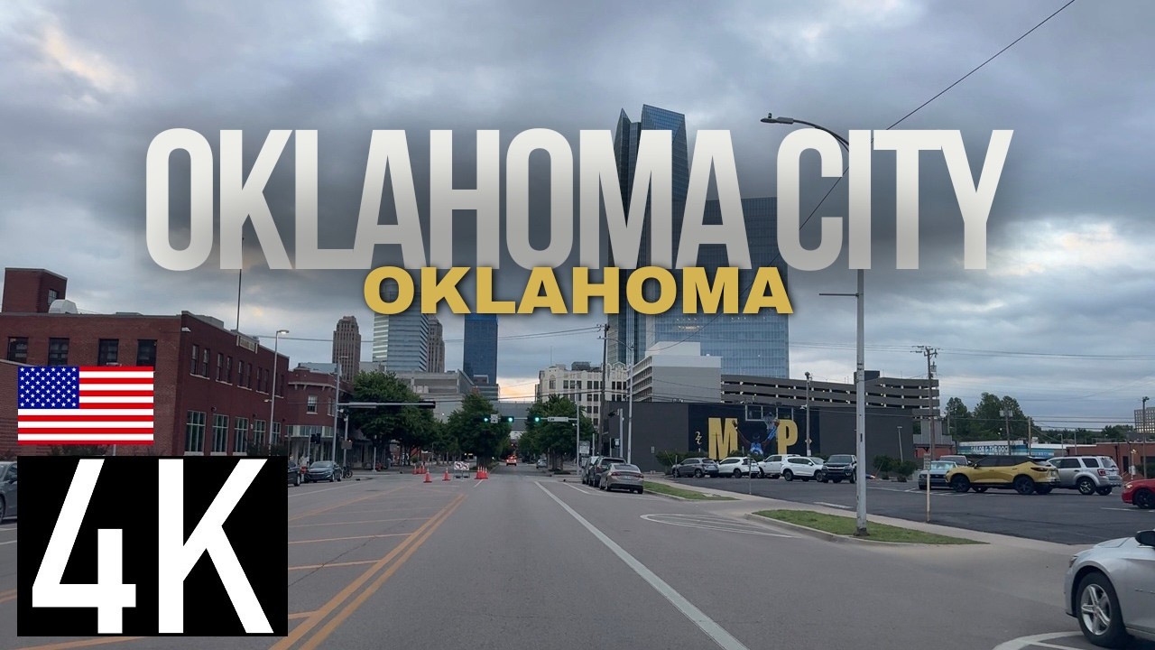Road Tour &ndash; Driving POV in Oklahoma City, Oklahoma, USA - Downtown OKC