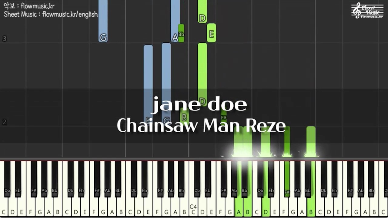 Chainsaw Man Reze - JANE DOE Piano