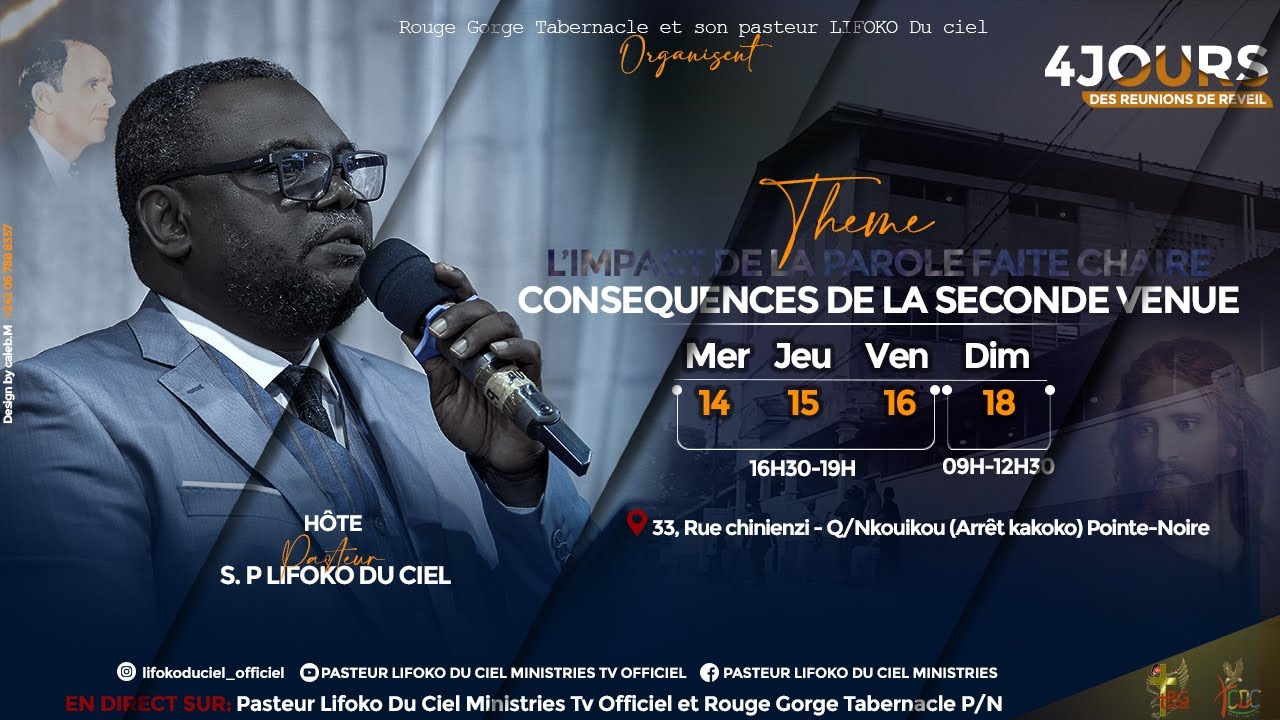 LES CONSEQUENCES DE LA SECONDE VENUE JOUR 1