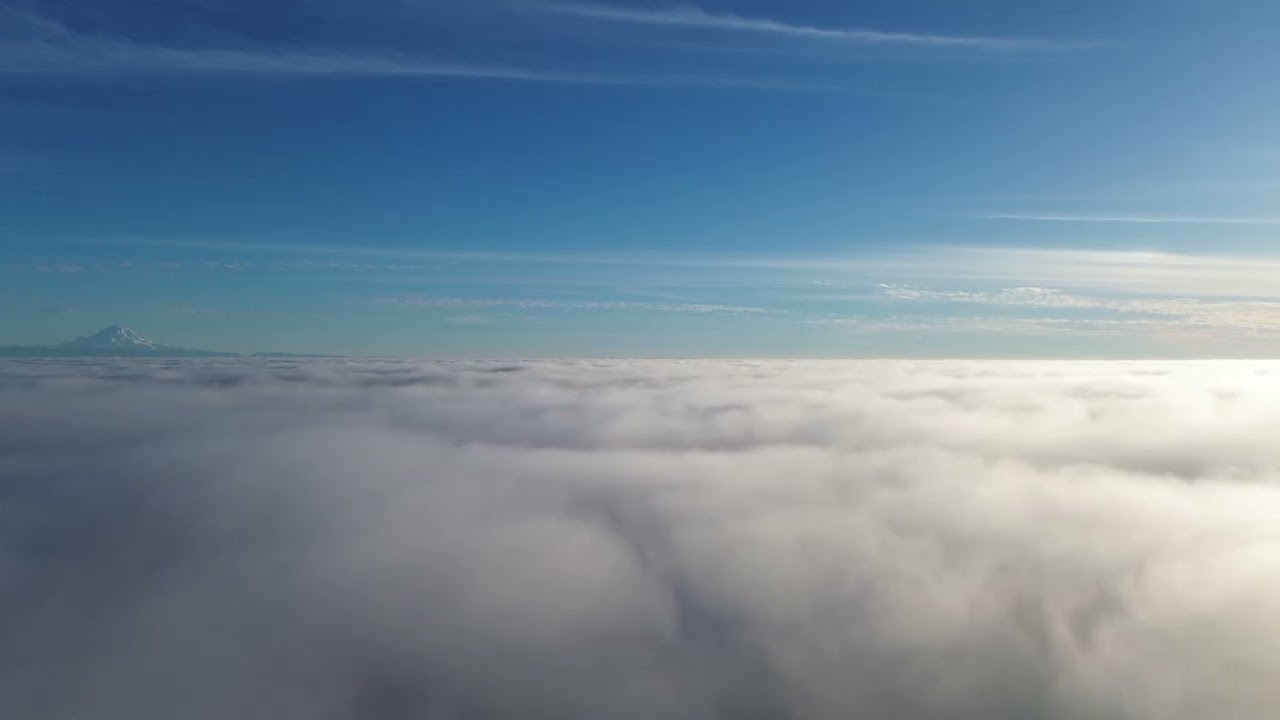 Fog over Puget Sound
