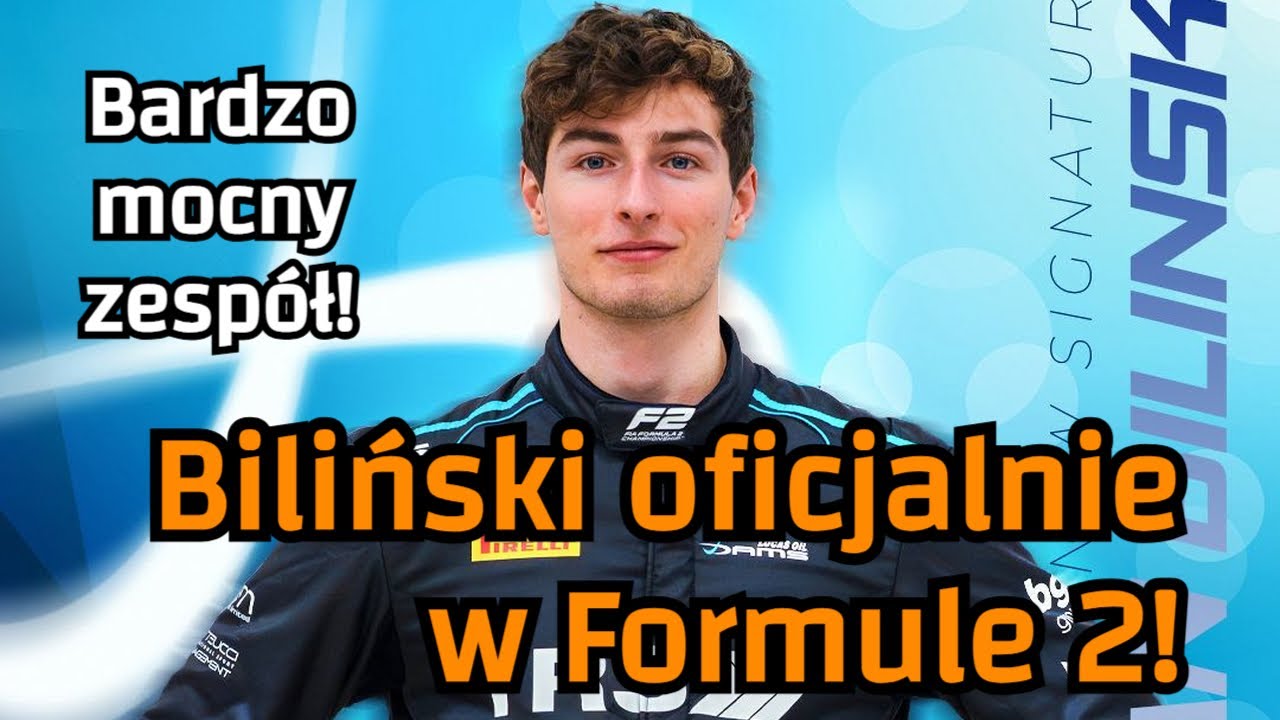 Roman Biliński potwierdzony w Formule 2 przez bardzo mocny zesp&oacute;ł!