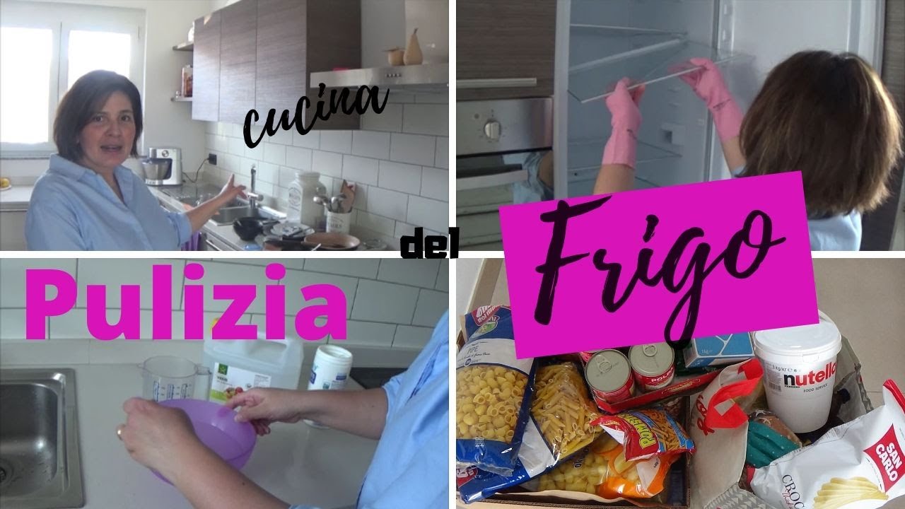 PULIZIA del FRIGO|CUCINA IN ORDINE |SVUOTA LA SPESA EUROSPIN