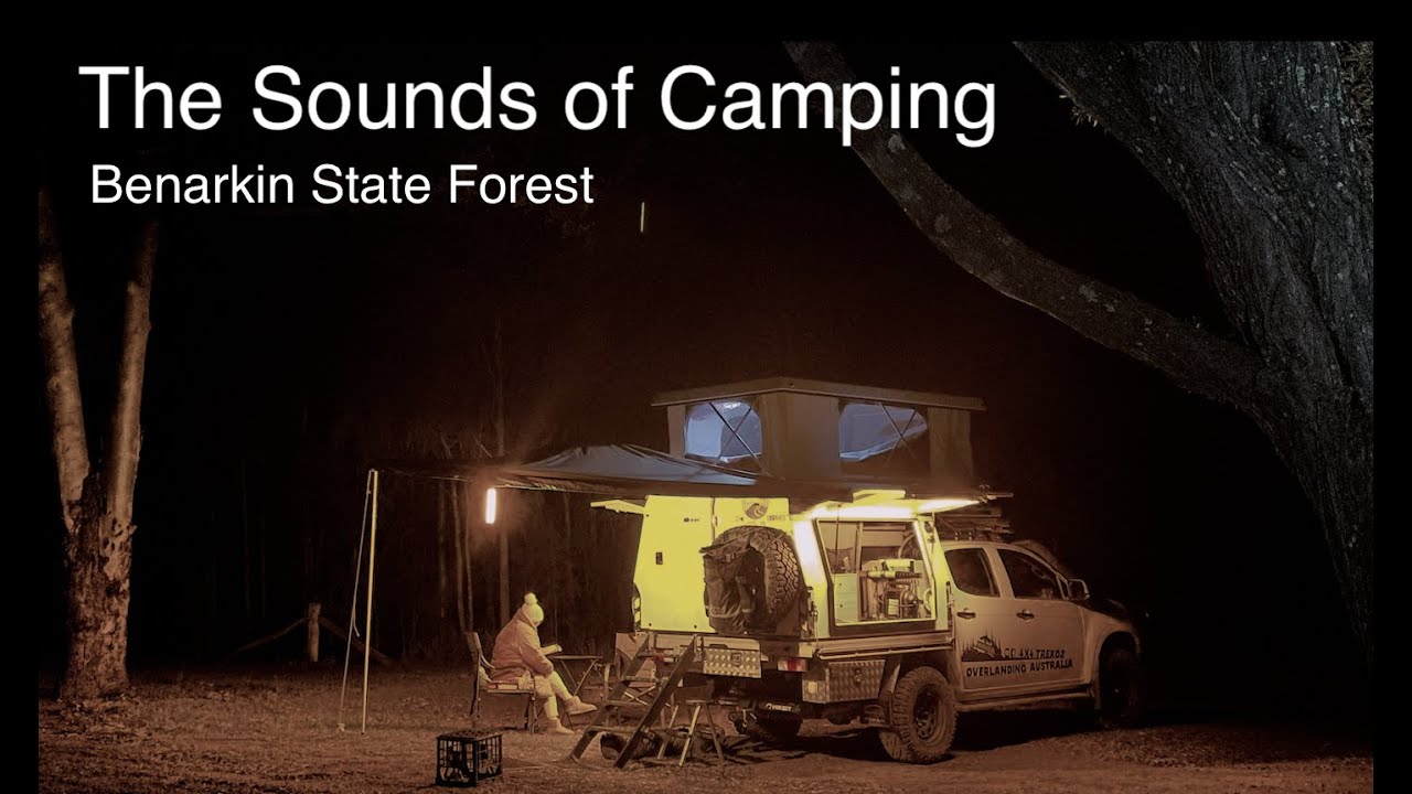 Camping South East Queensland, Benarkin State Forest, Emu Creek in the Tommy Camper.