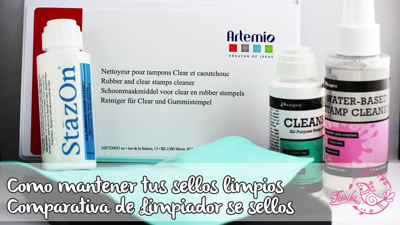 Como mantener tus sellos limpios. Comparativa de limpiador de sellos