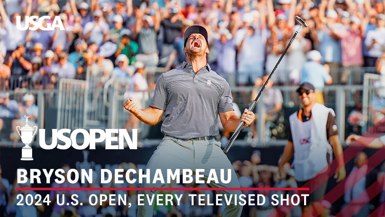 Bryson DeChambeau 2024 U.S. Open Victory at Pinehurst No. 2 | Every Televised