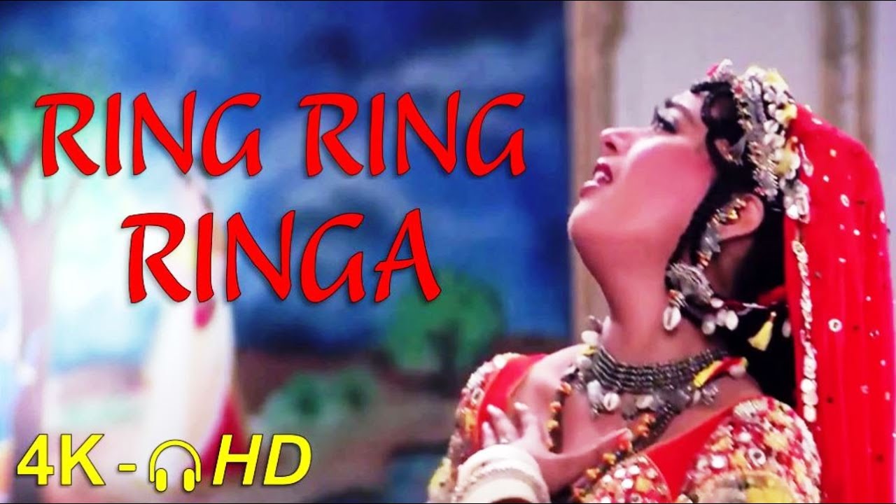 Ring Ring Ringa  | Sanjay D | Madhuri D | Slumdog Millionaire | Alka Y | Ila A | 4K Video |🎧HD Audio