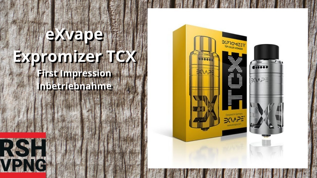 🌟eXvape Expromizer TCX🌟 First Impression/ Inbetriebnahme🤙