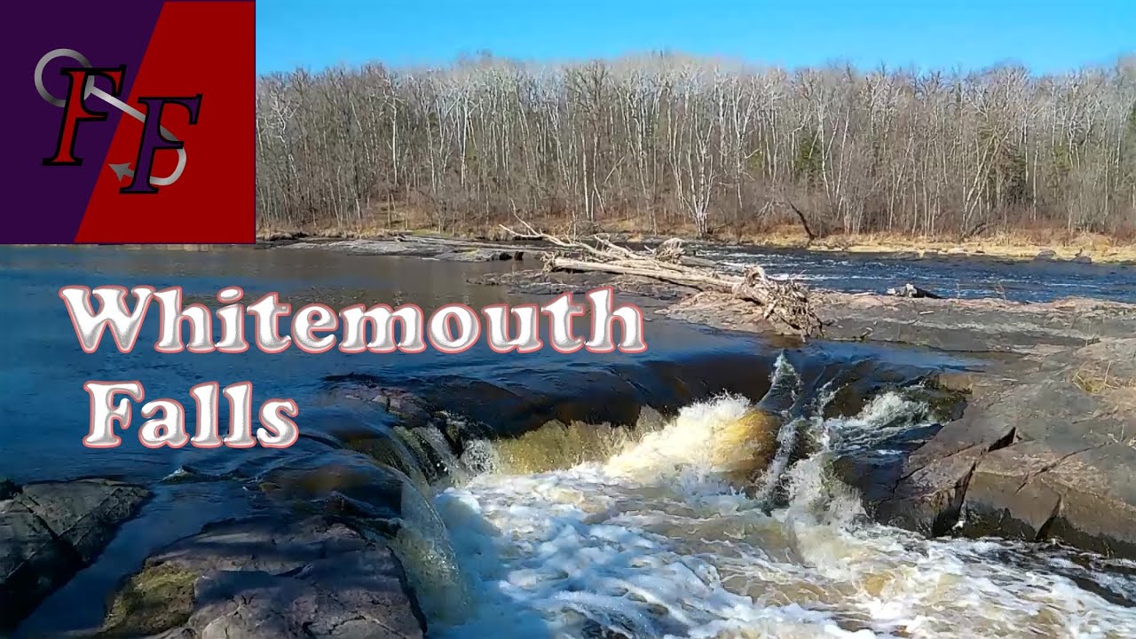Fishing the Whitemouth Falls, Manitoba