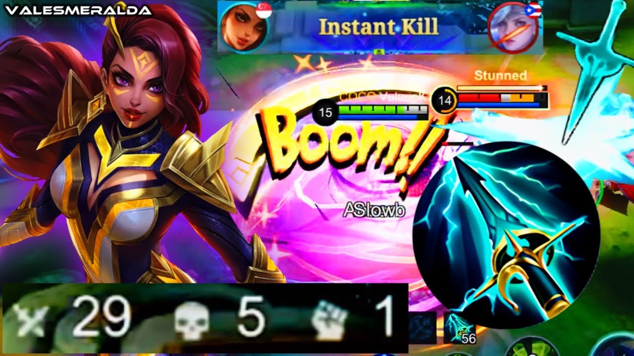 29 KILLS IN JUST 16 MINUTES WITH ESMERALDA! INSANE ONE SHOT WITH SKY PIERCER BUILD! | MLBB