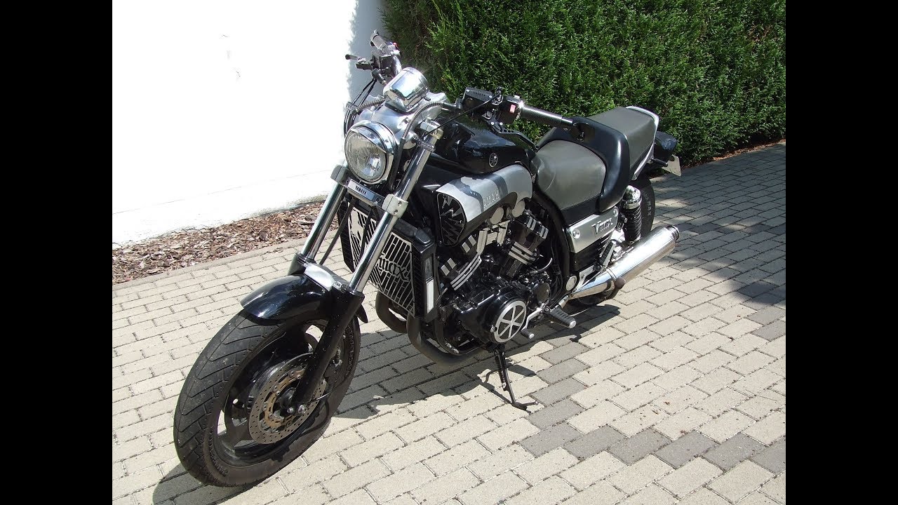 Yamaha VMAX 1200 - sound with LASER exhaust