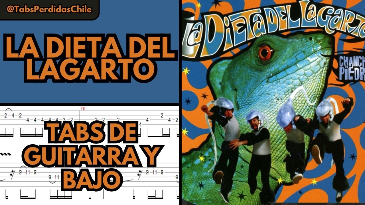 Chancho en Piedra - La Dieta del Lagarto (Tabs de guitarra y bajo) DISCO COMPLETO