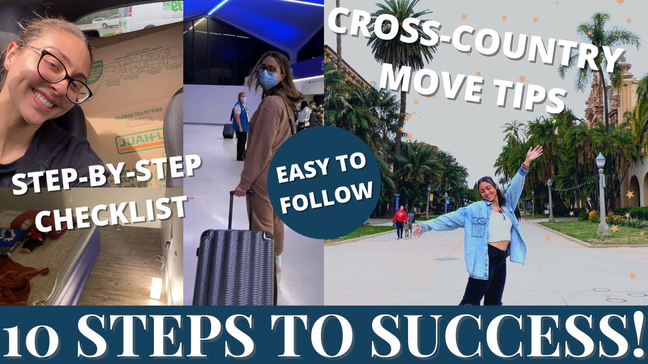 10 EASY STEPS TO MOVING ACROSS THE COUNTRY (+CHECKLIST!!)