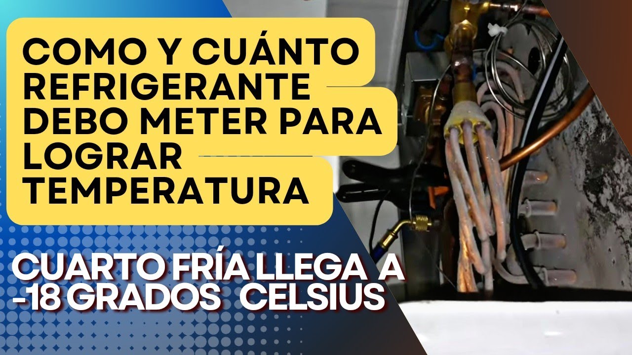 instalaci&oacute;n de cuarto fr&iacute;o v&iacute;deo 7 #hvac #refrigeraci&oacute;n #cuartofrio