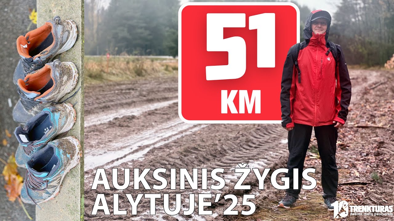 Auksinis žygis meilės mieste'25 | 51km | Alytus | Trenkturas