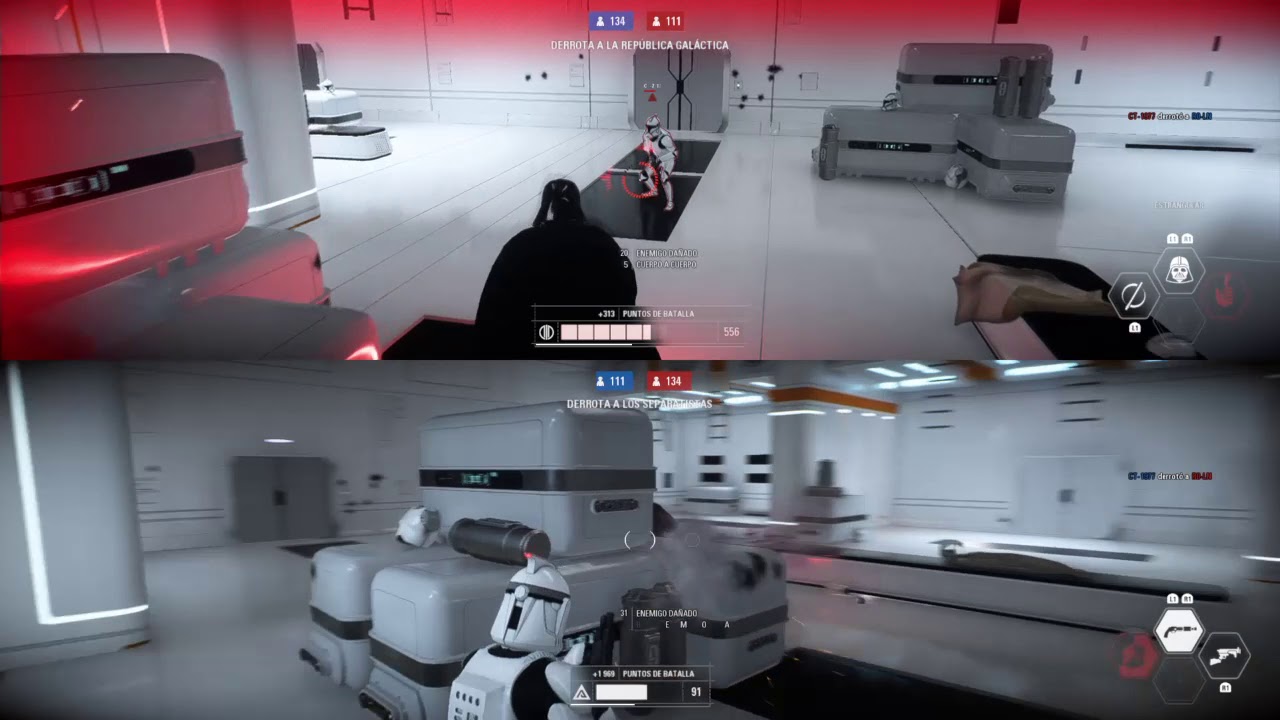 STAR WARS™ Battlefront™ II Pantalla partida