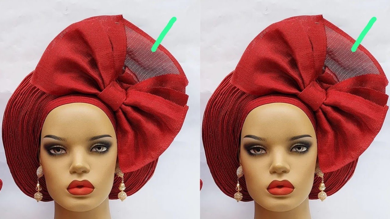 How to make Bow Autogele #turban#howtotiegele#turbantutorial