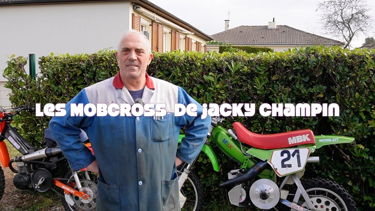 Le champion de Normandie mobcross 85 86 et 88 Jacky CHAMPIN nous présente ses machines G1 G2 et G3