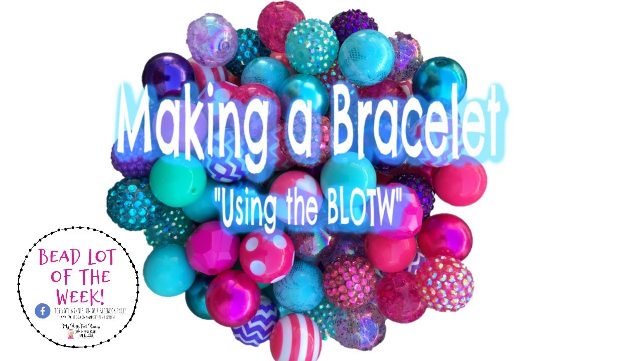 How to Make a Chunky Bubblegum Bead Bracelet Using Stretch Cord
